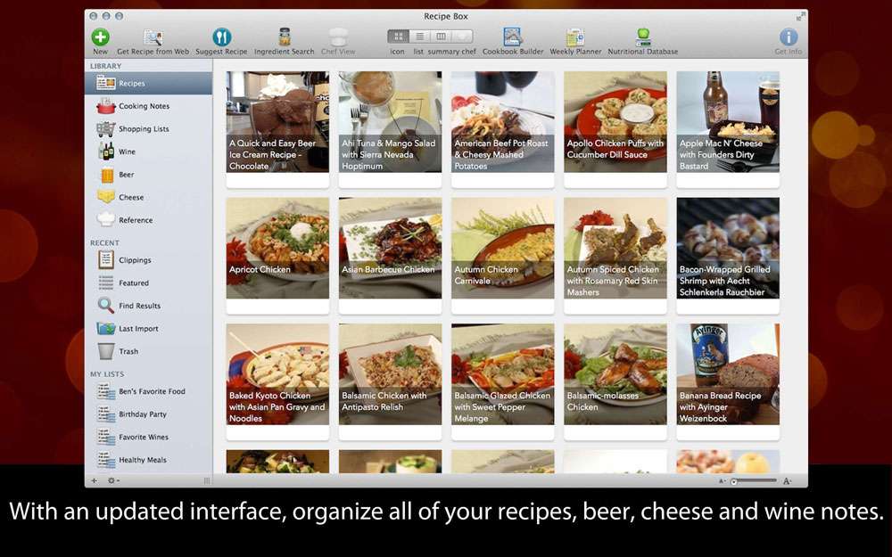 cookbook recipe database for mac review